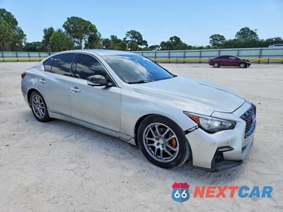 Czwarte zdjęcie samochodu z boku: 2017 INFINITI Q50 RED SPORT 400 VIN:JN1FV7APXHM850810 - miniatura