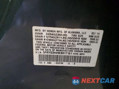 Zdjęcie 13 z 13 samochodu: 2014 ACURA MDX TECHNOLOGY VIN:5FRYD3H49EB017161 - miniatura