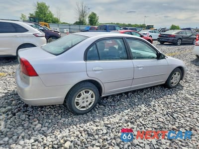 Trzecie zdjęcie samochodu z tyłu: 2002 HONDA CIVIC LX VIN:1HGES16512L046626 - miniatura
