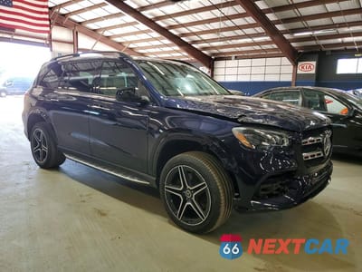 Czwarte zdjęcie samochodu z boku: 2022 MERCEDES-BENZ GLS 450 4MATIC VIN:4JGFF5KE5NA670865 - miniatura