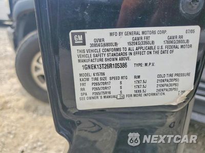 Zdjęcie 14 z 14 samochodu: 2006 CHEVROLET TAHOE K1500 VIN:1GNEK13T26R105386 - miniatura