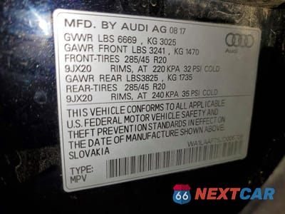 Zdjęcie 13 z 13 samochodu: 2018 AUDI Q7 PREMIUM PLUS VIN:WA1LAAF75JD006708 - miniatura