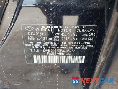 Zdjęcie 12 z 12 samochodu: 2023 HYUNDAI SONATA LIMITED VIN:KMHL34J25PA338263 - miniatura