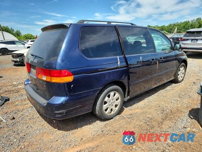 Trzecie zdjęcie samochodu z tyłu: 2004 HONDA ODYSSEY EXL VIN:2HKRL18984H500004 - miniatura