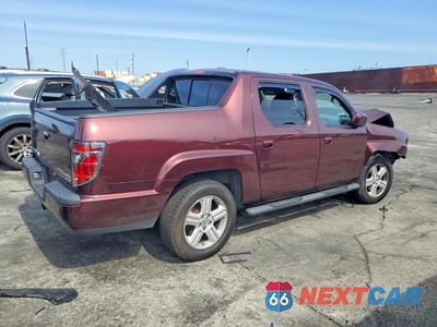 Trzecie zdjęcie samochodu z tyłu: 2014 HONDA RIDGELINE RTL VIN:5FPYK1F58EB008711 - miniatura