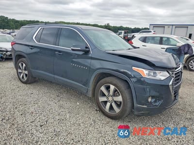 Czwarte zdjęcie samochodu z boku: 2019 CHEVROLET TRAVERSE LT VIN:1GNERHKW4KJ305615 - miniatura
