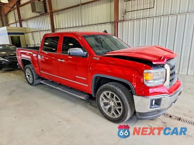 Czwarte zdjęcie samochodu z boku: 2015 GMC SIERRA K1500 SLT VIN:3GTU2VEC7FG413629 - miniatura