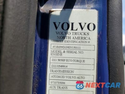 Zdjęcie 10 z 10 samochodu: 2014 VOLVO VN VIN:4V4M99DG9EN150111 - miniatura