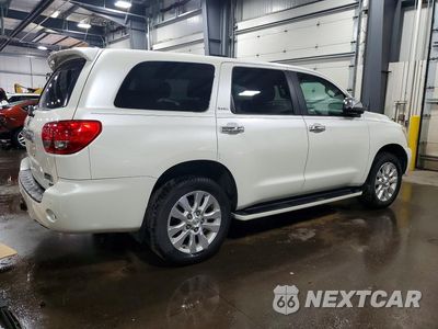 Trzecie zdjęcie samochodu z tyłu: 2014 TOYOTA SEQUOIA PLATINUM VIN:5TDDW5G12ES102271 - miniatura
