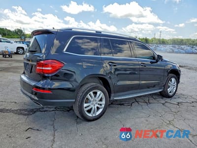 Trzecie zdjęcie samochodu z tyłu: 2017 MERCEDES-BENZ GLS 450 4MATIC VIN:4JGDF6EE4HA758285 - miniatura