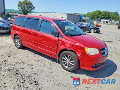 Czwarte zdjęcie samochodu z boku: 2014 DODGE GRAND CARAVAN SE VIN:2C4RDGBGXER227725 - miniatura