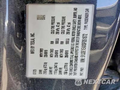 Zdjęcie 12 z 12 samochodu: 2025 TESLA MODEL 3 VIN:5YJ3E1EAXSF051872 - miniatura