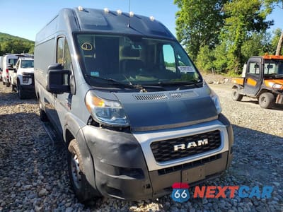 Czwarte zdjęcie samochodu z boku: 2020 RAM PROMASTER 3500 DELIVERY VAN VIN:3C6URVJGXLE140916 - miniatura
