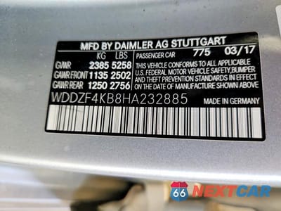 Zdjęcie 12 z 12 samochodu: 2017 MERCEDES-BENZ E 300 4MATIC VIN:WDDZF4KB8HA232885 - miniatura