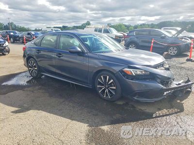 Czwarte zdjęcie samochodu z boku: 2022 HONDA CIVIC EX VIN:JHMFE1F75NX007917 - miniatura