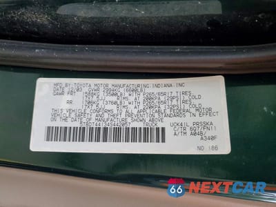 Zdjęcie 12 z 12 samochodu: 2004 TOYOTA TUNDRA DOUBLE CAB SR5 VIN:5TBDT44134S442057 - miniatura