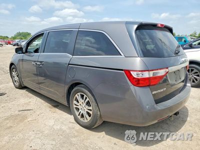 Drugie zdjęcie samochodu z przodu: 2013 HONDA ODYSSEY EXL VIN:5FNRL5H69DB014023 - miniatura