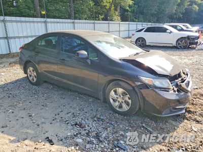 Czwarte zdjęcie samochodu z boku: 2013 HONDA CIVIC LX VIN:2HGFB2F5XDH589337 - miniatura