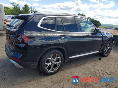 Trzecie zdjęcie samochodu z tyłu: 2022 BMW X3 XDRIVE30I VIN:5UX53DP05N9N03535 - miniatura