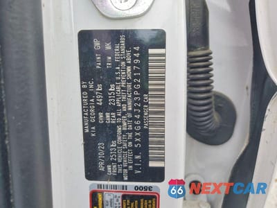 Zdjęcie 12 z 12 samochodu: 2023 KIA K5 GT LINE VIN:5XXG64J23PG217944 - miniatura