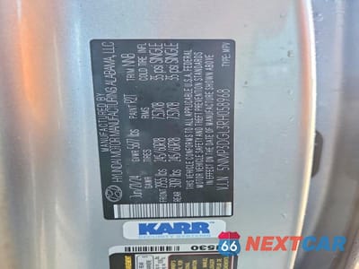 Zdjęcie 12 z 12 samochodu: 2024 HYUNDAI SANTA FE XRT VIN:5NMP3DGL3RH058968 - miniatura