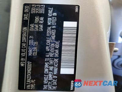 Zdjęcie 12 z 12 samochodu: 2021 VOLVO S60 T6 MOMENTUM VIN:7JRA22TKXMG093017 - miniatura