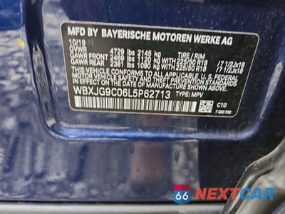 Zdjęcie 13 z 13 samochodu: 2020 BMW X1 XDRIVE28I VIN:WBXJG9C06L5P62713 - miniatura