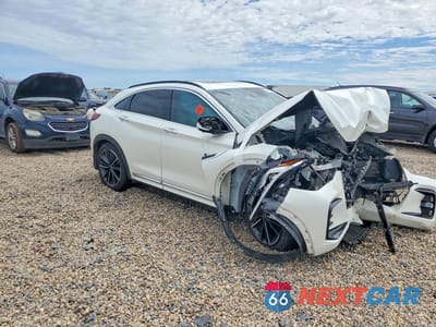 Czwarte zdjęcie samochodu z boku: 2022 INFINITI QX55 ESSENTIAL VIN:3PCAJ5K37NF112843 - miniatura
