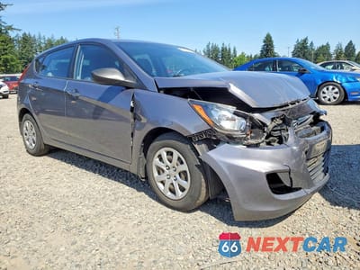 Czwarte zdjęcie samochodu z boku: 2014 HYUNDAI ACCENT GS VIN:KMHCT5AE3EU168366 - miniatura