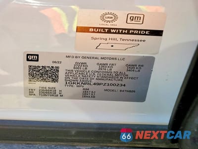 Zdjęcie 13 z 13 samochodu: 2023 GMC ACADIA SLE VIN:1GKKNRL49PZ100234 - miniatura