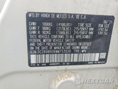 Zdjęcie 13 z 13 samochodu: 2021 HONDA HR-V LX VIN:3CZRU6H36MM753526 - miniatura