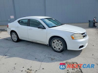 Czwarte zdjęcie samochodu z boku: 2012 DODGE AVENGER SE VIN:1C3CDZAB8CN216521 - miniatura