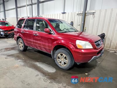 Czwarte zdjęcie samochodu z boku: 2004 HONDA PILOT EXL VIN:5FNYF18564B001961 - miniatura