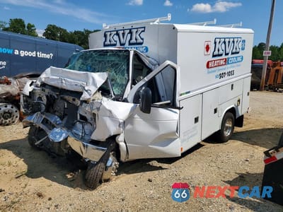 2018 FORD ECONOLINE E350 SUPER DUTY CUTAWAY VAN 1FDWE3F61JDC38311 - główne zdjęcie licytacji z USA - miniatura
