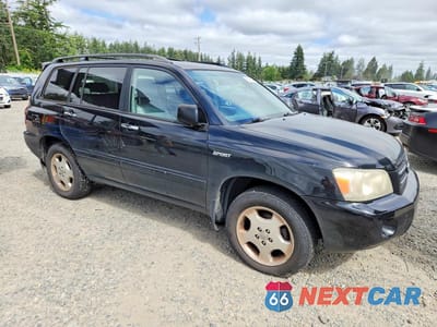 Czwarte zdjęcie samochodu z boku: 2007 TOYOTA HIGHLANDER SPORT VIN:JTEGP21A670136569 - miniatura