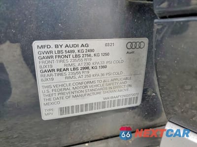 Zdjęcie 13 z 13 samochodu: 2021 AUDI Q5 PREMIUM PLUS VIN:WA1BAAFY2M2072072 - miniatura