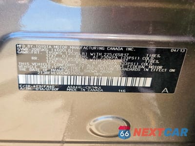 Zdjęcie 13 z 13 samochodu: 2013 TOYOTA RAV4 XLE VIN:2T3RFREV0DW039008 - miniatura
