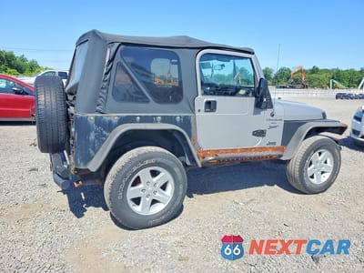 Trzecie zdjęcie samochodu z tyłu: 2001 JEEP WRANGLER / TJ SPORT VIN:1J4FA49S01P357071 - miniatura
