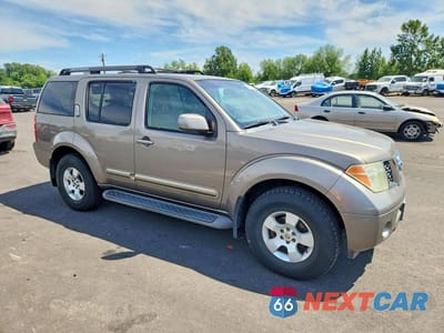 Czwarte zdjęcie samochodu z boku: 2006 NISSAN PATHFINDER S VIN:5N1AR18WX6C660252 - miniatura