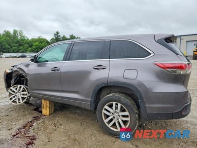 Drugie zdjęcie samochodu z przodu: 2015 TOYOTA HIGHLANDER LE VIN:5TDBKRFH6FS175346 - miniatura