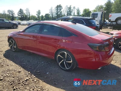 Drugie zdjęcie samochodu z przodu: 2021 HONDA ACCORD SPORT SE VIN:1HGCV1F44MA044597 - miniatura