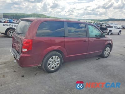 Trzecie zdjęcie samochodu z tyłu: 2018 DODGE GRAND CARAVAN SE VIN:2C4RDGBG4JR180556 - miniatura