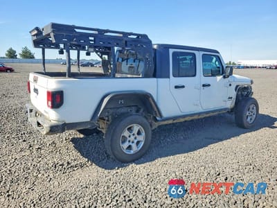 Trzecie zdjęcie samochodu z tyłu: 2020 JEEP GLADIATOR SPORT VIN:1C6JJTAG2LL129589 - miniatura