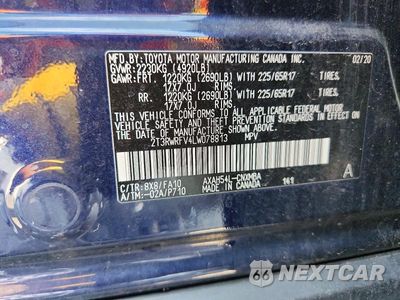 Zdjęcie 14 z 14 samochodu: 2020 TOYOTA RAV4 HYBRID XLE VIN:2T3RWRFV4LW078813 - miniatura