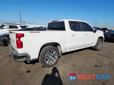 Trzecie zdjęcie samochodu z tyłu: 2023 CHEVROLET SILVERADO K1500 LT-L VIN:3GCPDKEK1PG255707 - miniatura