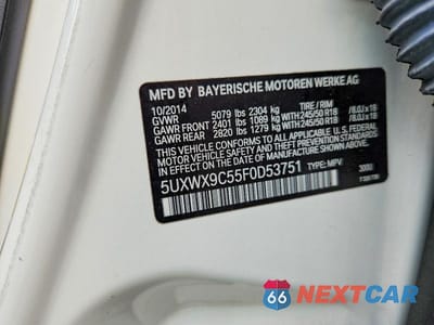 Zdjęcie 13 z 13 samochodu: 2015 BMW X3 XDRIVE28I VIN:5UXWX9C55F0D53751 - miniatura