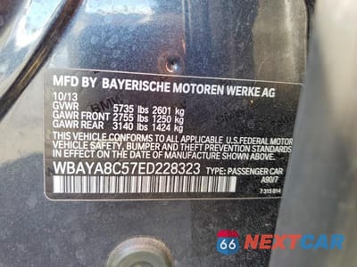 Zdjęcie 12 z 12 samochodu: 2014 BMW 750 I VIN:WBAYA8C57ED228323 - miniatura