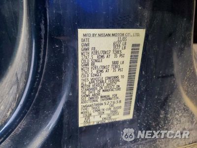 Zdjęcie 13 z 13 samochodu: 2006 NISSAN TITAN XE VIN:1N6AA07B66N527638 - miniatura