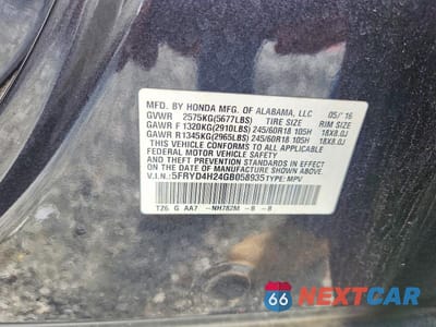 Zdjęcie 12 z 12 samochodu: 2016 ACURA MDX VIN:5FRYD4H24GB058935 - miniatura