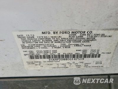 Zdjęcie 12 z 12 samochodu: 2014 FORD TAURUS SE VIN:1FAHP2D88EG147519 - miniatura